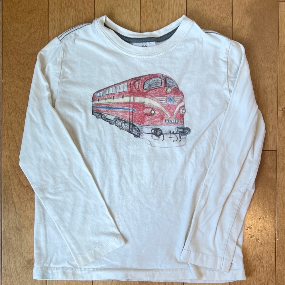 Hanna Andersson Train shirt